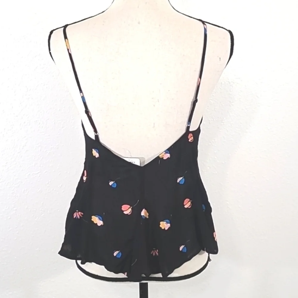 *NWT* INTIMATELY FREE PEOPLE Radea Printed Cami Black Floral, size XS